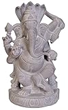  Exotic India Dancing Ganesha - Stone Statue from Mahabalipuram