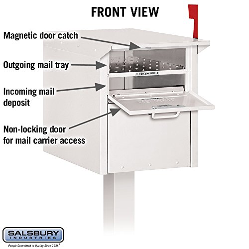 Mail Chest, White #TOP1