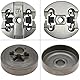ZAMDOE 6 Zähne 52 mm Kupplungssatz für Zenoah Komatsu G2500, G2500, G2600, 25 cc, 2500T, für Chinese 2500, für Timberpro für Lawnflite für Carlton Benzin-Kettensäge Ersatzteil 2475-51200, 2841-51201