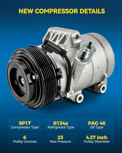 Image of PHILTOP 68669 New Air Conditioner AC Compressor with Clutch for Ford Fusion 2006-2009, Fusion 2010-2012 2.5L /3L, Milan 2006-2009, Milan 2010-2011 2.5L /3L,Lincoln MKZ 2010, Zephyr 2006
