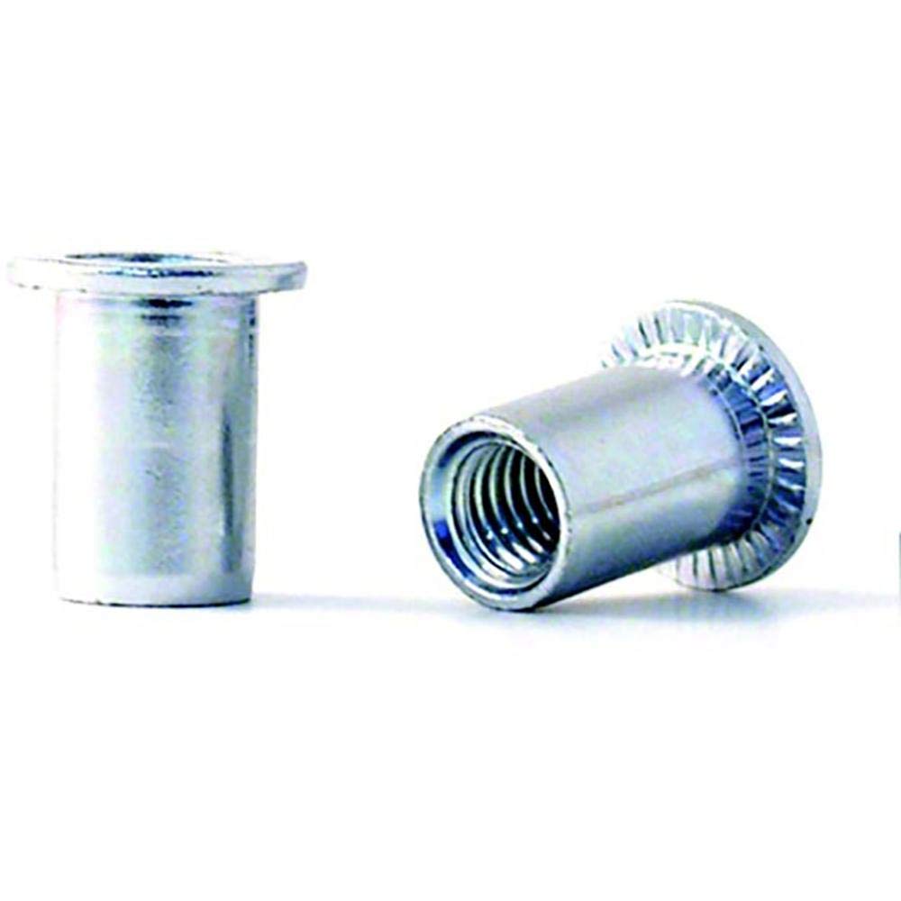 Bralo - Tuerca acero ranurada cabeza ancha m4x9,5mm