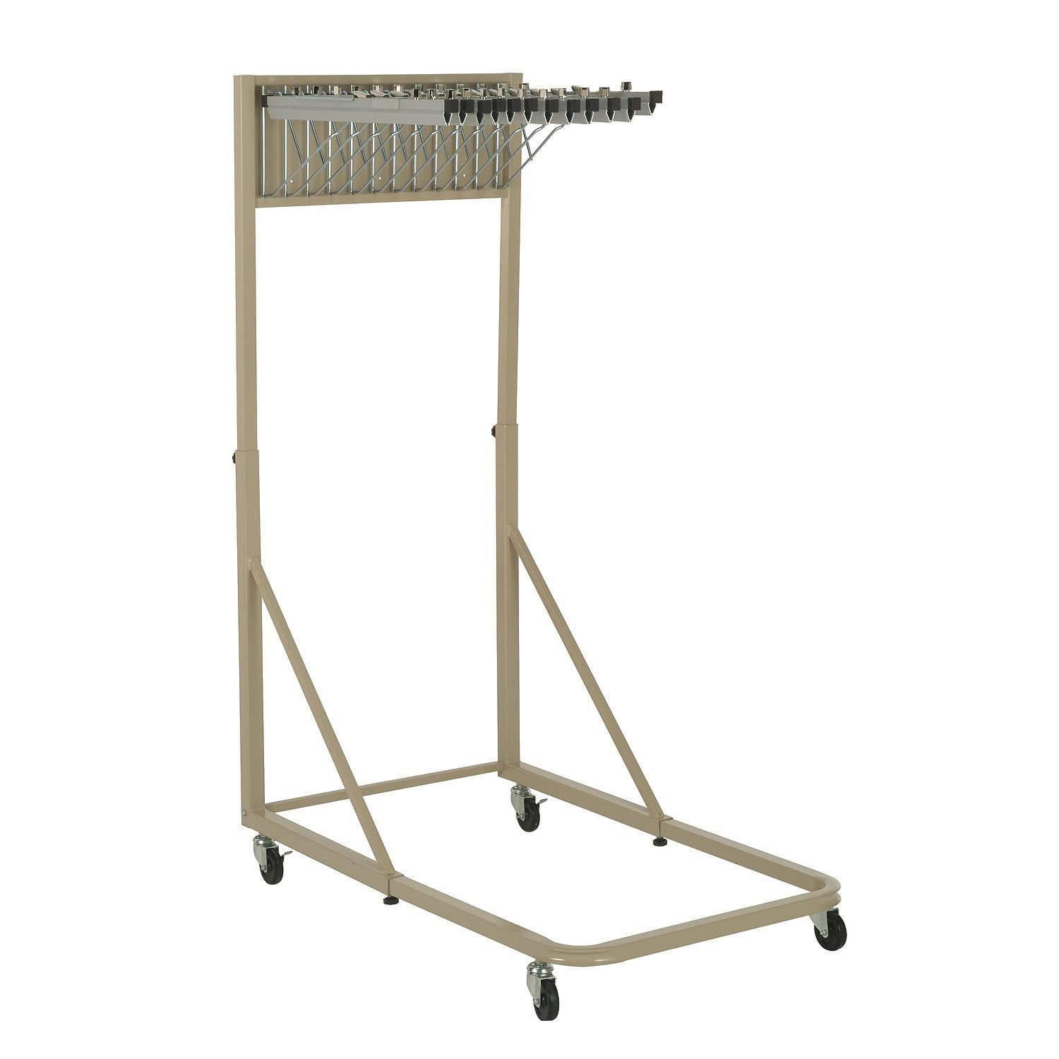 Pivot Mobile Blueprint Storage Rack by Global Industrial – 40"L x 26.5"W x 4"H, Steel, Sand, Model 571006