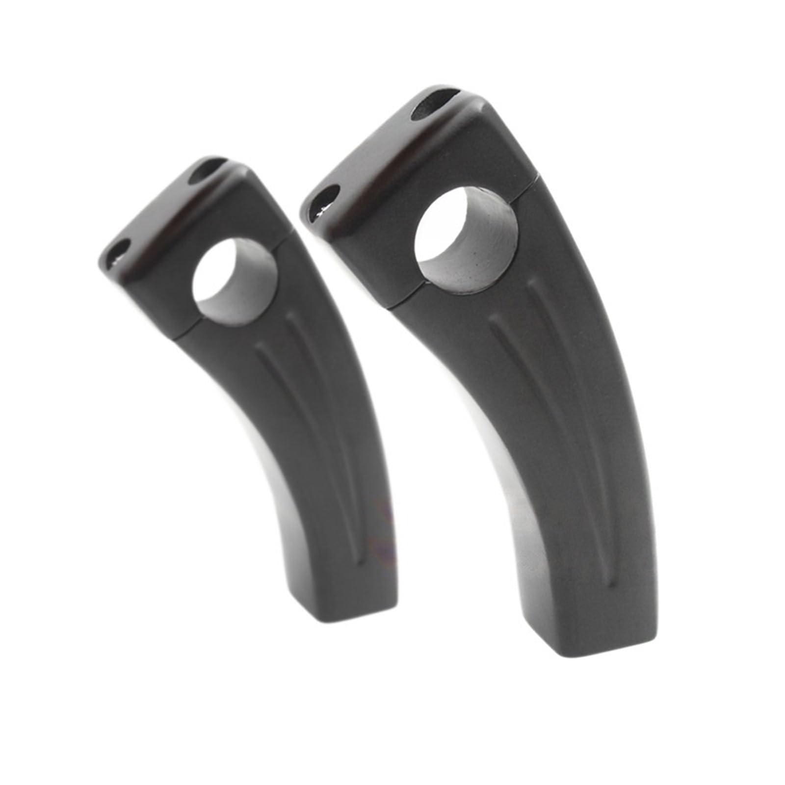 XFYESL 1" Inch 25mm Chrome/Black Motorcycle Handlebar Hand Risers Universal Handlebar risers kit(Black 120mm)