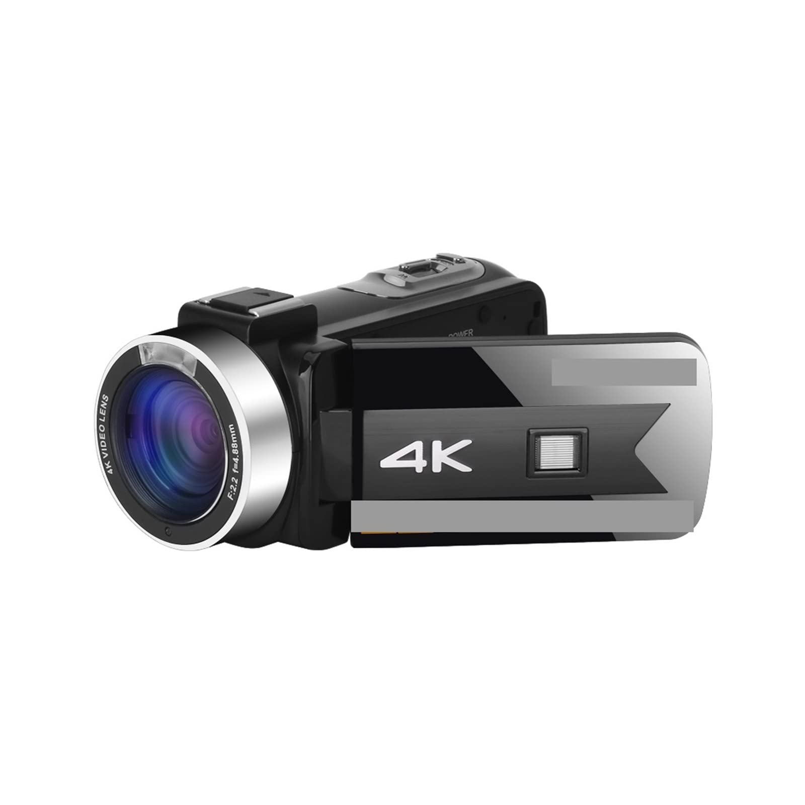 CVFRDD 56MP Video Camera 4K Vlog Camcorder For Live Stream Webcam Night Vision 16X Zoom Photography Digital Recorder(128G SD Card,Only Camera-01)