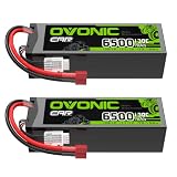 OVONIC 3S LiPo Battery 6500mAh 11.1V 130C RC Battery with T-Plug Connector