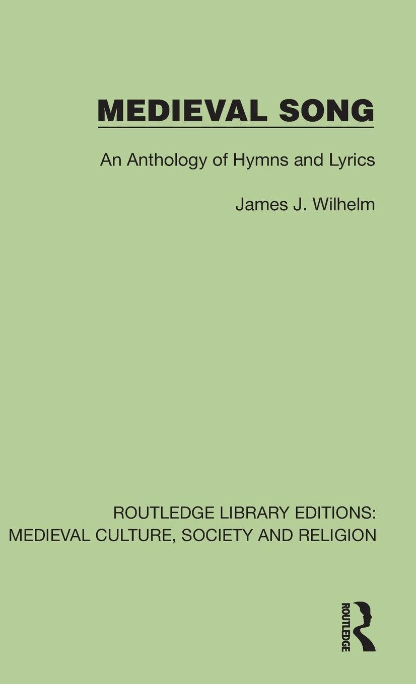 Medieval Song livre d'hymnes anciens pour vos soirées de lecture au coin du feu