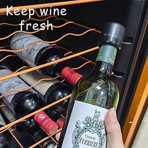 3 pacote de rolha de garrafa de vinho, conjunto de plástico e silicone reutilizável de rolha de garr