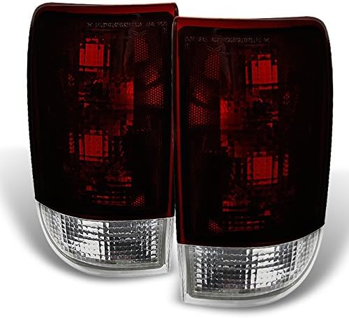 AKKON - For 1995-2004 Chevy Blazer S10 GMC Jimmy Envoy LH + RH Smoke Replacement Taillights Tail Lamps Pair Set