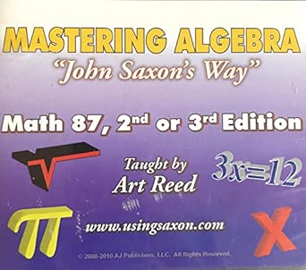 Mastering Algebra Saxon Math 87, 2nd or 3rd edition: 9780979252129 ...