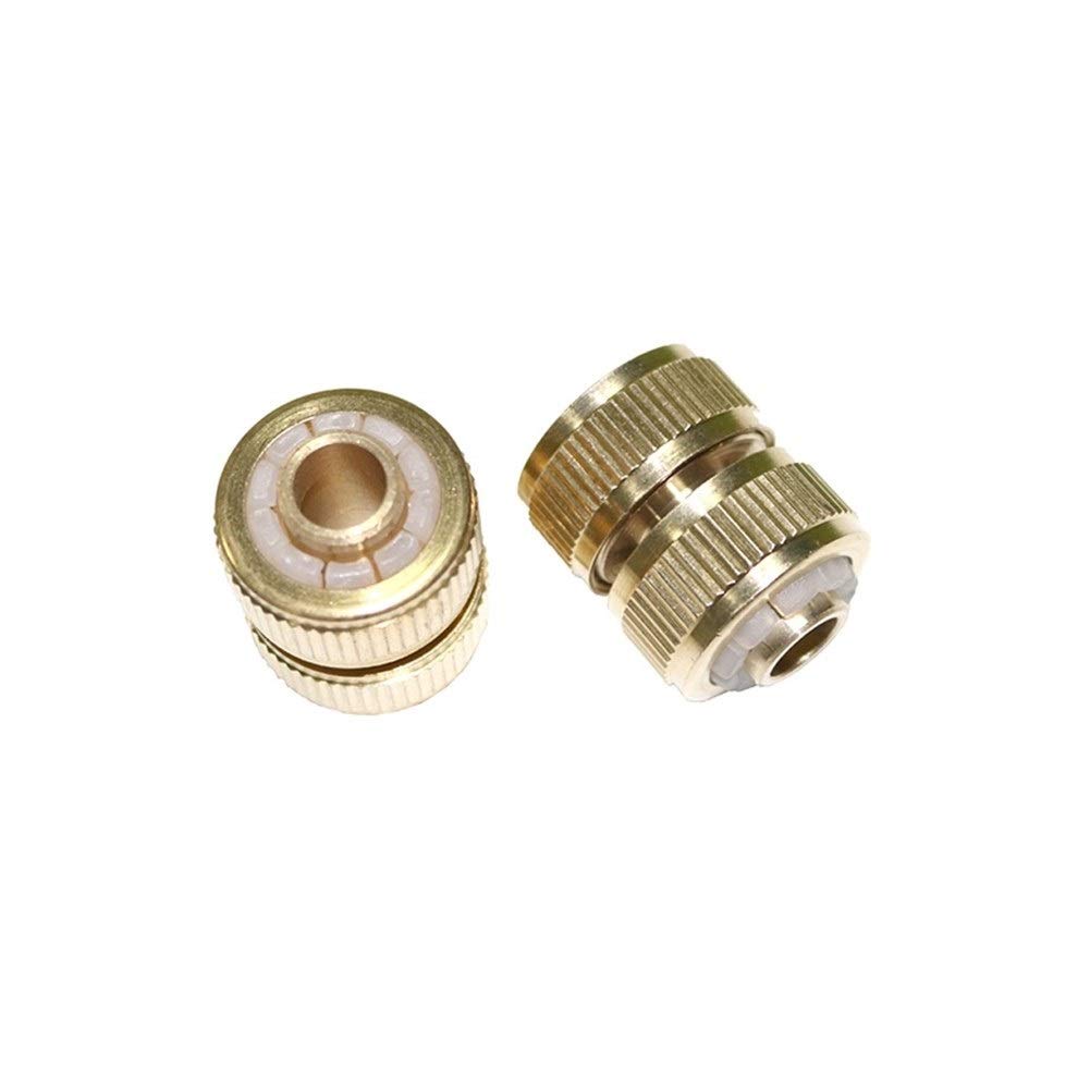 Ottone 1/2 '' Connettore del tubo flessibile Agricoltura Garden irrigazione Car Wash prolunga strumento Water Garden Hose Giunti 10 pezzi