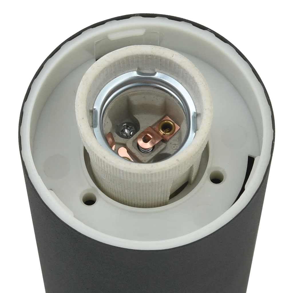 Set di 3 lampade a colonna in acciaio inox, 110 cm, con sensore di movimento PIR, IP44, resistenti alle intemperie, per giardino, terrazza, vialetti e esterni, con diffusore e durata della