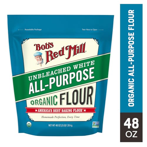 Bob's Red Mill Organic All Purpose Unbleached Flour, 3lb - image 7