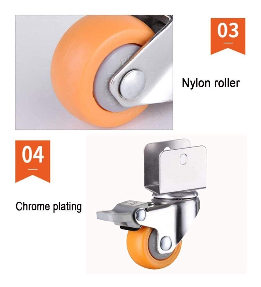 Nylonowe kółka obrotowe do mebli