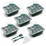 mini treibhaus lidl Mit den einstellbaren Belüftungsöffnungen in diesen Saatgutschalen können Sie die Temperatur und Luftfeuchtigkeit der Sämlingsumgebung regulieren, um den Wachstumsprozess vollständig zu steuern.