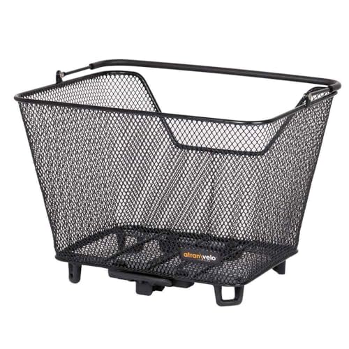 Atranvelo Unisex – Erwachsene Daily Fahrradkorb, schwarz, 1size