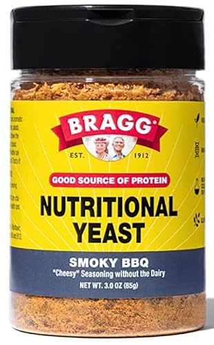 Bragg Premium Nutritional Yeast Seasoning - Vegan, Gluten Free – Good Source Of Protein & Vitamins – Nutritious Savory Parmesan Cheese Substitute (Smoky Bbq, 3.0 Ounce (Pack Of 1)) #TOP9