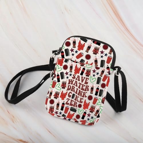 Lywjyb Birdgot Soda Drinks Crossbody Bag Zero Drinks Gift Soda Drinks Gift Fizzy Beverage for Soda Lovers (Co Zero cr)3