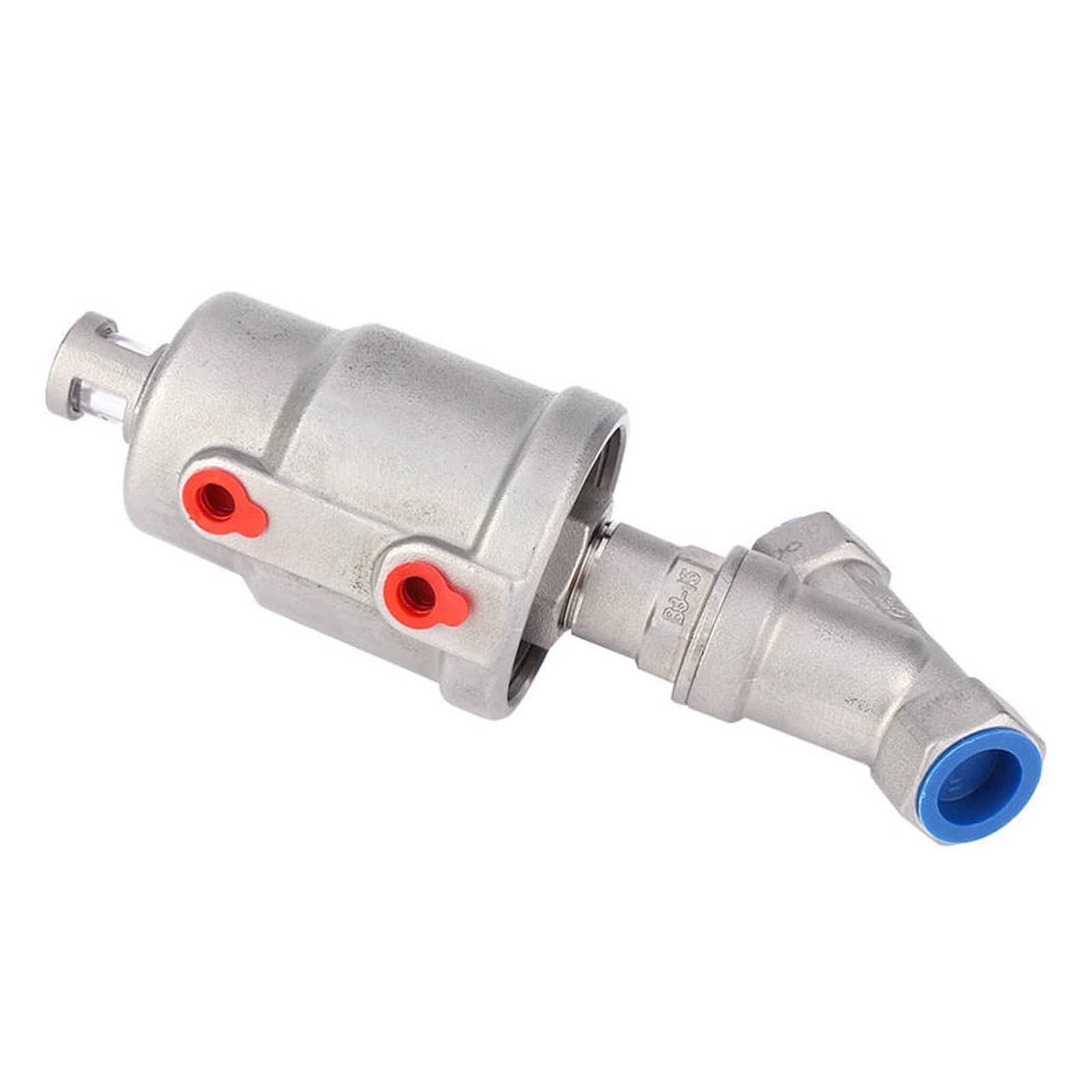 Yilmvany One Color Stainless Steel Pneumatic Actuated Angle Valve