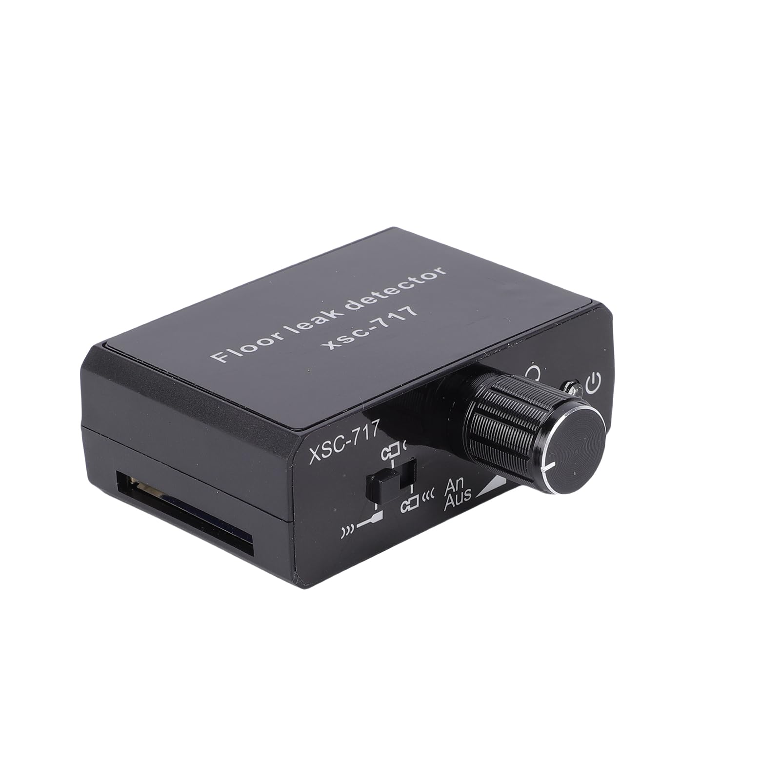 Asixxsix Detector de Fugas de Agua, Sensor inalámbrico portátil con sondas duales y Auriculares, sensibilidad de -70 dB, para tuberías, hormigón, Acero, Obras de construcción (Enchufe de la UE)