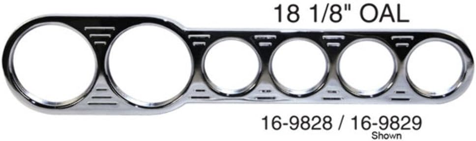 Billet Dash, for Manx Style, 2 Large, 4 Small Holes, Alum, Compatible with Dune Buggy