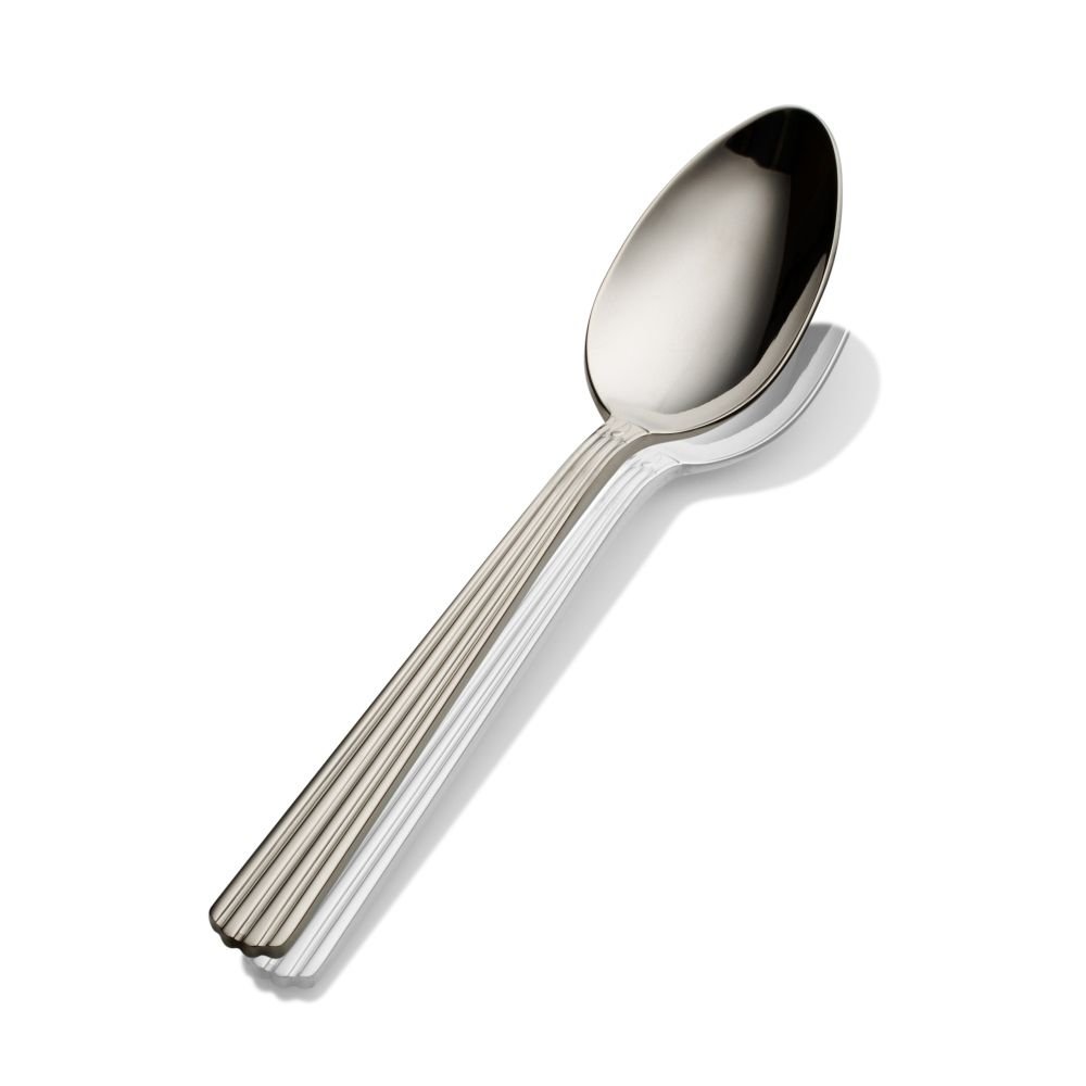 Bon Chef S1603 Stainless Steel 18/8 Britany Soup/Dessert Spoon, 7-19/32" Length (Pack of 12)