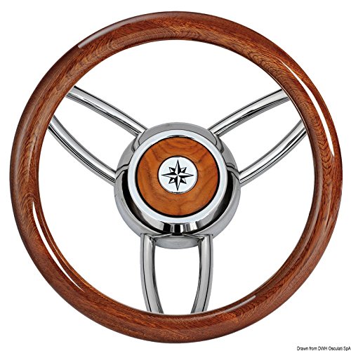 OSCULATI Volante Bliz Legno Lucido Mogano