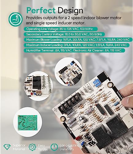 R40403-003 Furnace Blower Control Circuit Board, For All 40403-001, 40403-002, 20054502, St9120A, B Or C Blower Controls #TOP3
