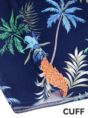 Image of Yoimira Hawaiian Shirts for Men, Print Mens Casual Short Sleeve Button Down Shirts Floral Aloha Beach Shirt