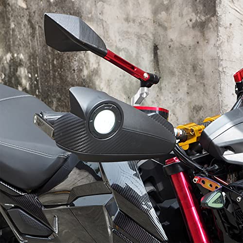 Larcele Przedłużenie lusterka motocyklowego, 10 mm, 8 mm, uchwyt na lusterko wsteczne do motocykla, uchwyt do podwyższenia lusterka wstecznego MT/YSZ-01, wielokrotnego użytku (srebrny)
