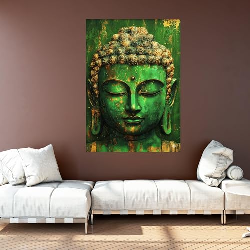 Reproduction d art Bouddha vert tableau de qualite superieure