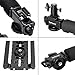 Fantaseal 4in1 DSLR/Mirrorless/Action Camera +Camcorder +Smartphone Stabilizer Holder We-Media YouTube Vlog Low Position Video Rig Mount Fit for GoPro Sony DJI OSMO Action Nikon Canon iPhone Samsung