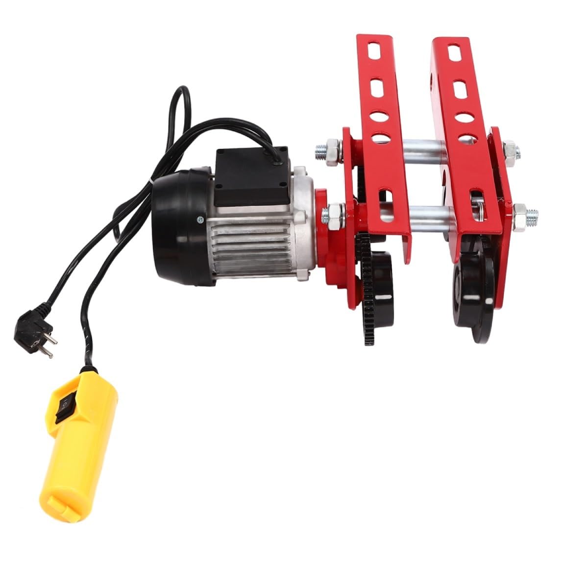 Elektro-Seilzug Manueller elektrischer Hebewagen mit einer Kapazität von 2200 lbs/1 Tonne| Schubbalken mit Doppelrädern | 220V 370W