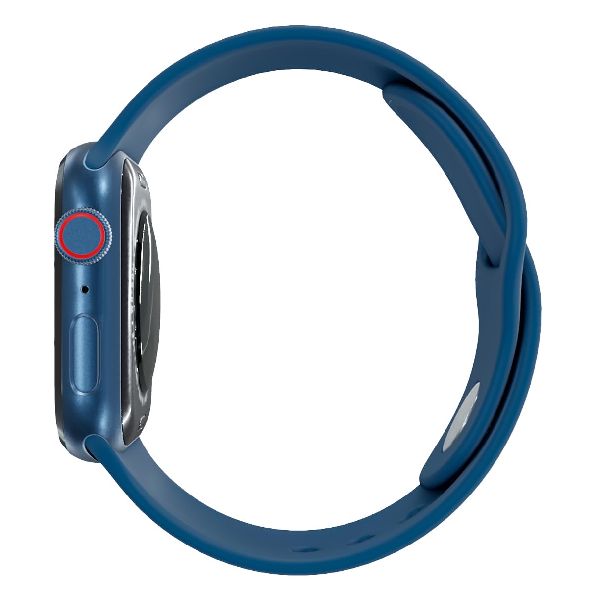 Amazon.com: Apple Watch Series 7 (GPS, 45mm) Blue Aluminum Case 