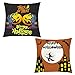 Halloween Fodera per Cuscino Zucche Abbraccio Federa Hallowmas Festa Spettrale Strega Caramelle Fodere per Cuscini Ogni Santi Decorazione Vigilia Gatto Nero Fantasma Dolcetto o Scherzetto Tipo2