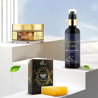 DETAN COMBO SAPARYA VEDIC | Powerful natural detan solution | chemical free | advanced ayurveda | Clinically Proven | Glow like never before | 3 products-picture-46