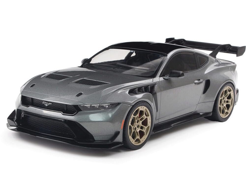 2025 GTD Gray Metallic with Black Top Limited Edition Series 1/18 Diecast Model Car by IXO Models IXOSPMCG18576
