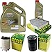 Produktbild Filter Set Inspektionspaket 6 Liter Motoröl Castrol EDGE Titanium FST 5W-30 LL MANN-FILTER Innenraumfilter Luftfilter Ölfilter