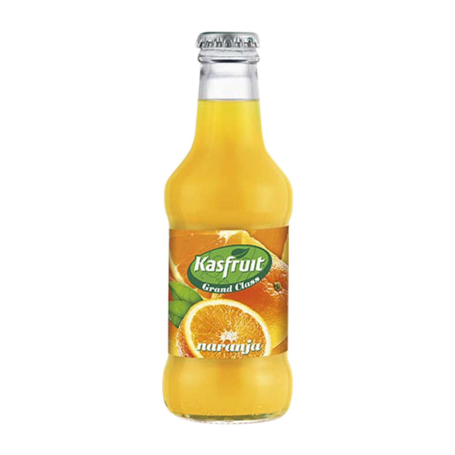 Refrescos y Mixers Caja de 24 unidades Kas Kasfruit Naranja Botellín 20 cl