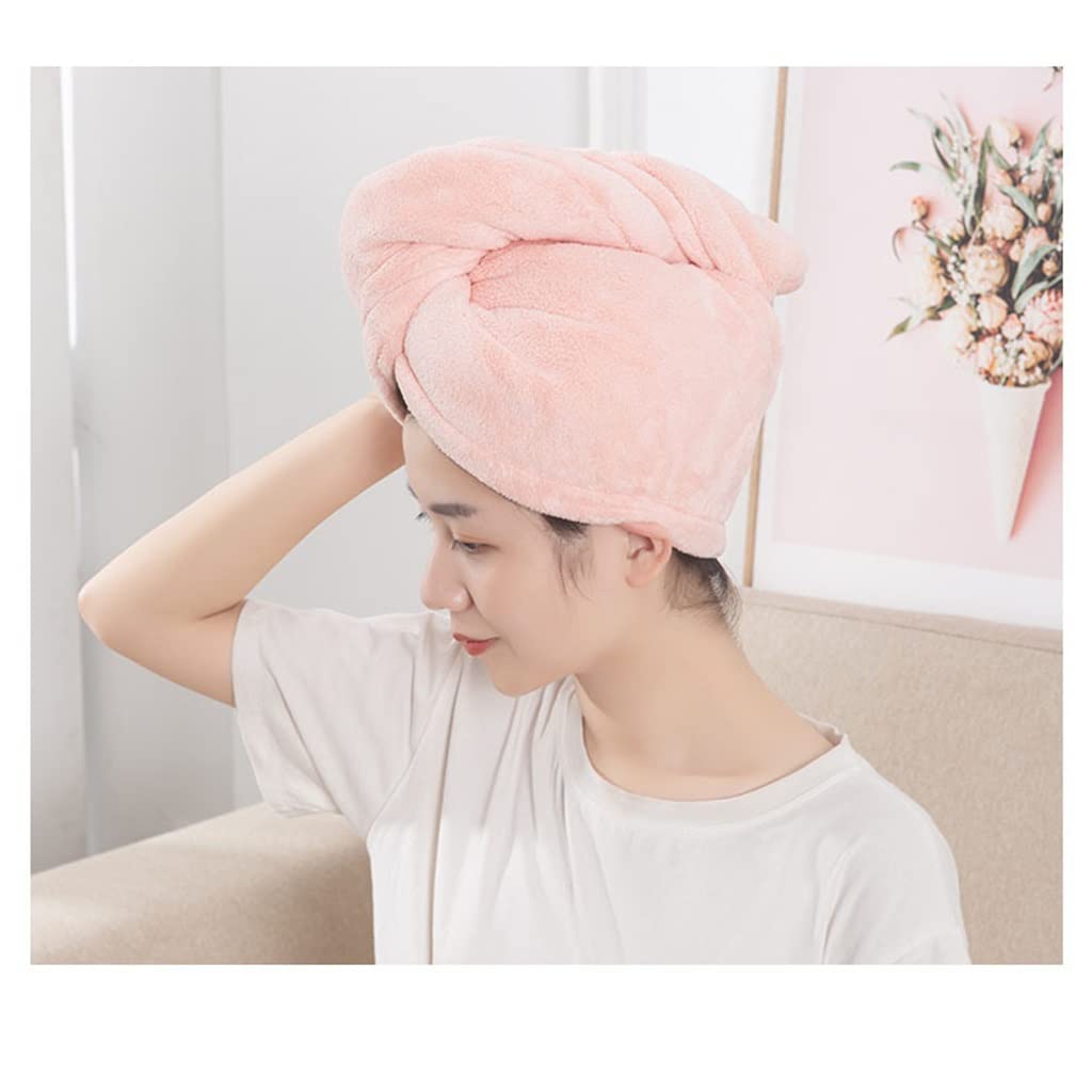 Hair Drying Hat Women Wipe Quick-drying Absorbent Soft Headband Double-layer Towel