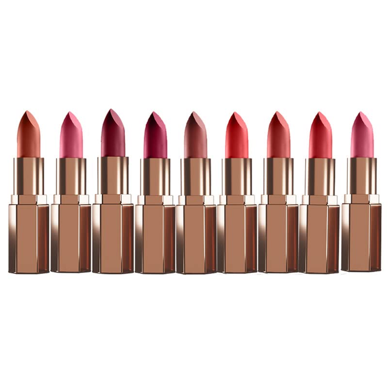 Image of PRAUSH BEAUTY (Formerly Plume) Plush Matte Lipsticks Super Light & Hydrating, Long Lasting, Rich Pigment, Smooth Soft Matte Finish, 4g (High Tea)