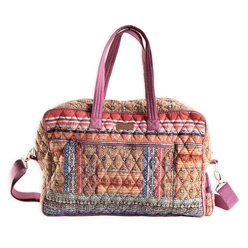 Maison d' Hermine Bolsas de fim de semana femininas acolchoadas de algodão bolsa de fim de semana para homens academia esportes presentes viagens de negócios viajantes viagem em família, 24 - Ispahan