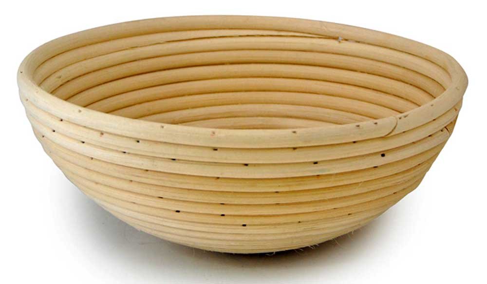 Round Bread Dough Rising Proofing Banneton Basket Made of Rattan
