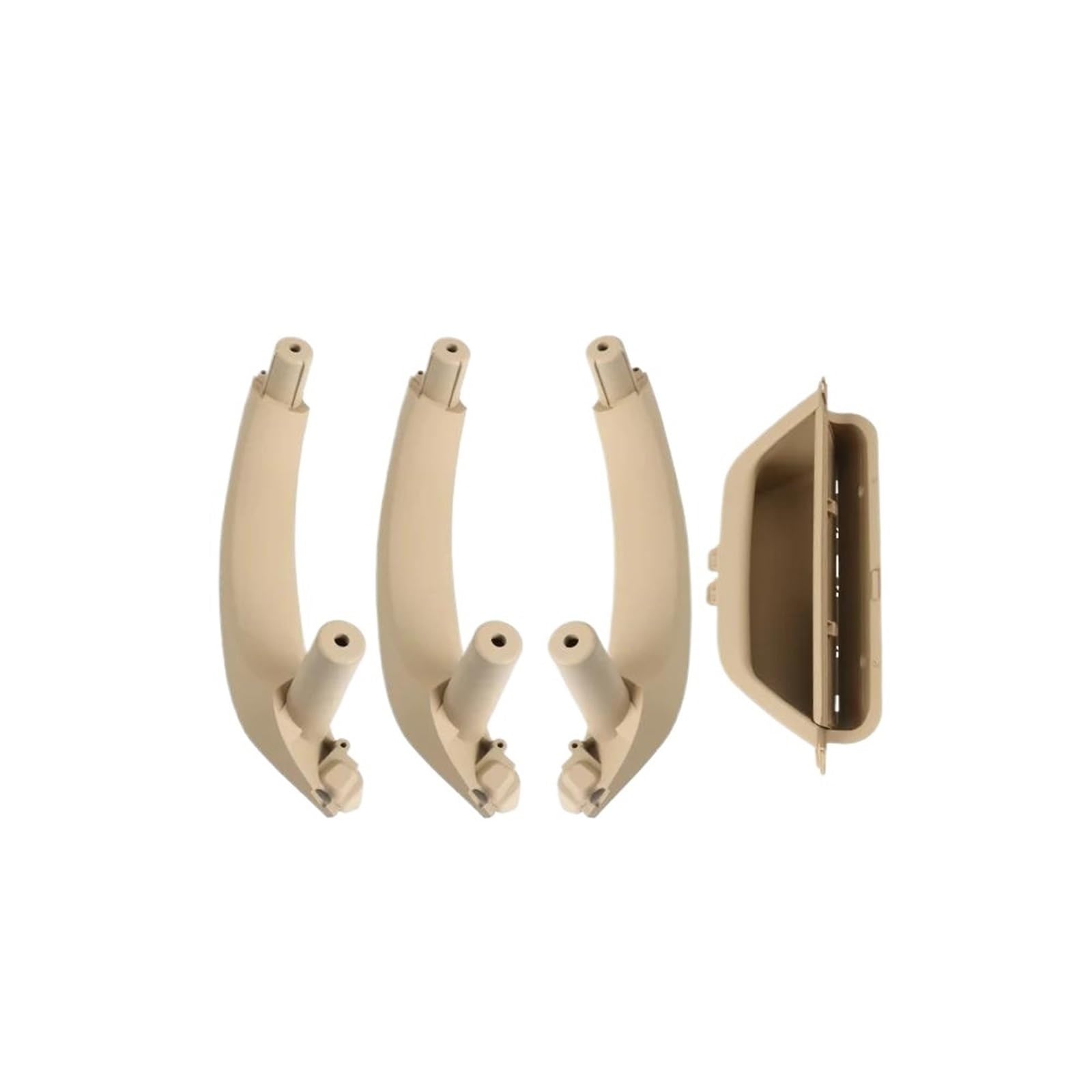 JYUTDW Inner Door Handle Car Interior Handle Inner Door Armrest Panel Pull for BMW for X3 X4 F25 F26 51419209216(Beige RHD)