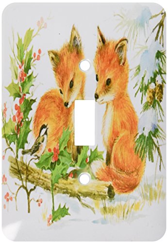 Interrupteur à bascule simple motif renard pour changer sa déco - 2