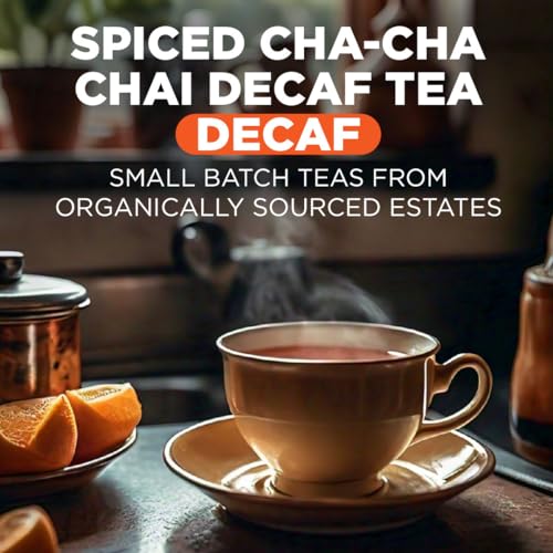 Image of Maud's Organic Decaf Chai Tea Pods, 24ct | Decaf Tea Pods - 100% Gourmet Blended Tea Leaves