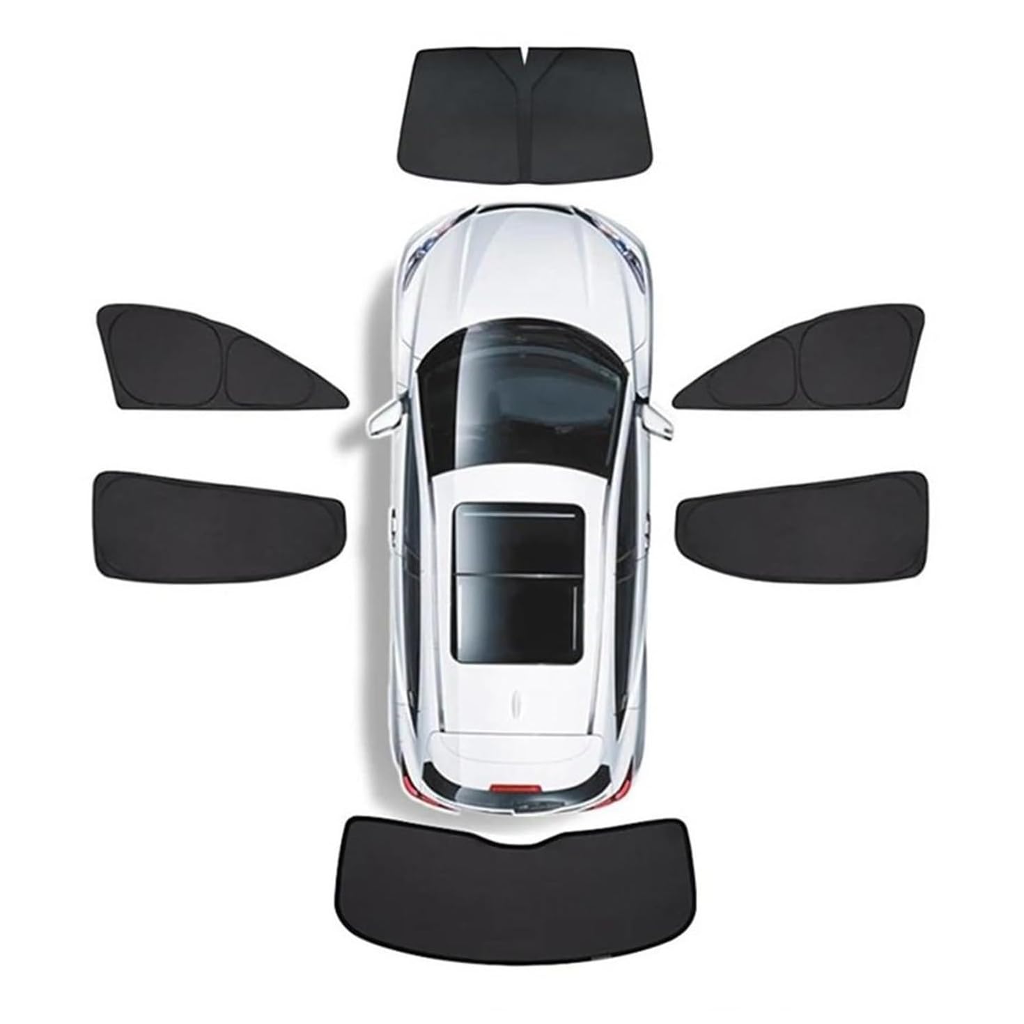 Cortina De ProteccióN Solar para Ventana Lateral De Coche, Cortina De Ventana, MagnéTica, Opaca para Privacidad, Parasol para Coche, Impermeable, para BMW New 5 Series Extended Version F18 2012-2016
