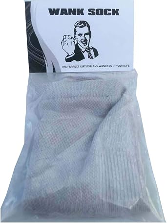 Gadgetking One Pack of Wank Sock Mens Gift General Size Stocking Filler Idea Secret Santa Rude Funny Prank