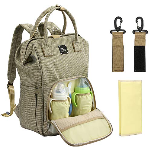 EverVanz Bolso multifuncional para bebs, mochila para paales de gran capacidad, bolso impermeable para cambio de paales,bolsos elegantes de maternidad para paales para mam/pap