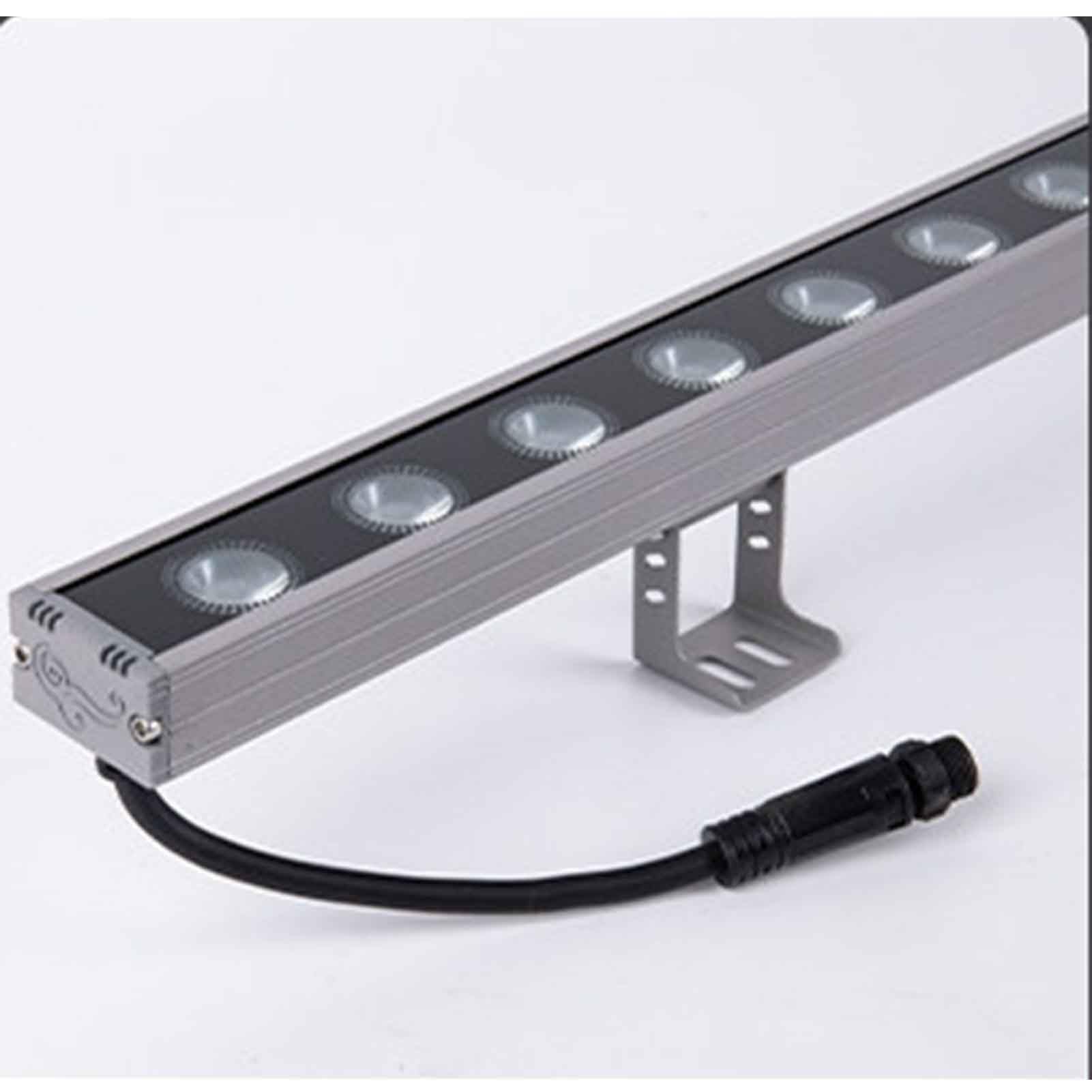 Rectangular Luces De Paisaje - Luces LED De Pared, Focos Lineales Impermeables Para Exteriores IP65, Foco Led Jardín, Luces Lineales De Pared Exterior Para Villas(White,A-24W(220V))