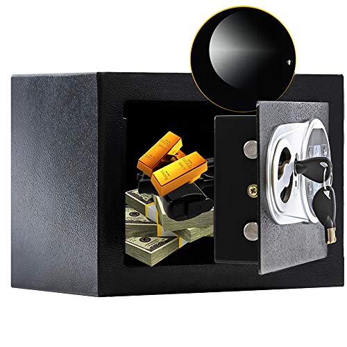 JUGREAT Security Safe Box with Induction Light,Electronic Digital Securit Safe Steel Construction Hidden